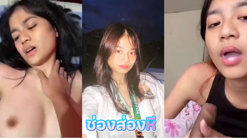 คลิปหลุด สาวทางบ้านน่าตาน่าเย็ดหุ่นดีโดนแฟนจับเย็ดสดเสร็จแล้วก็จับอมควย โดนจับกดโม๊คจนแตกใส่ปากน้ำควยเยิ้ม