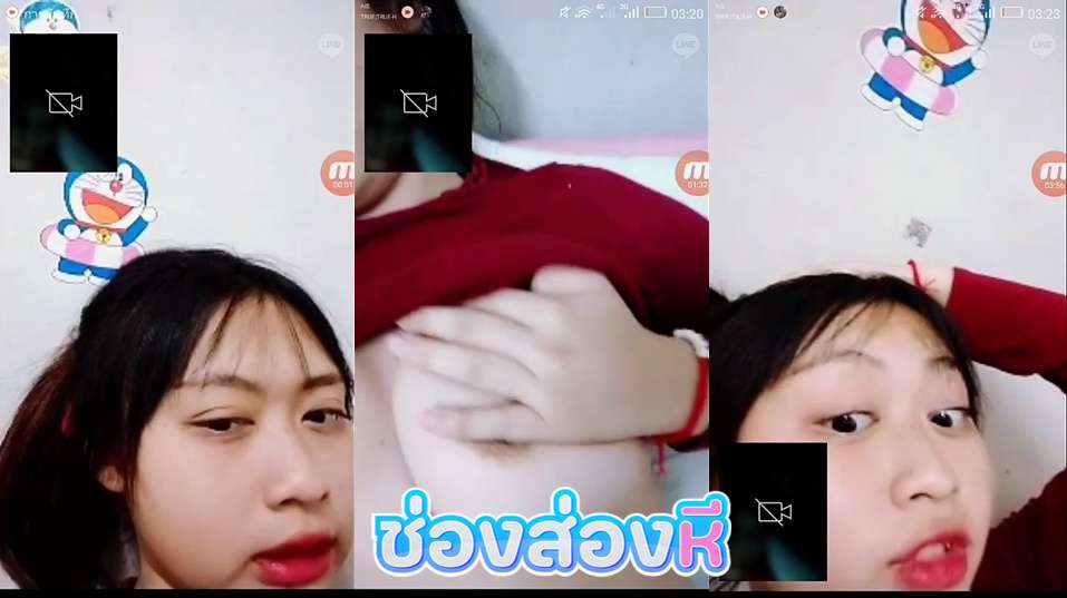 คลิปหลุดไทย สาวทางบ้านคอลเสียวกับแฟน โดนแฟนตะล่อมขอให้เปิดหีให้ดูแล้วแอบอัดคลิปมาปล่อย นมเด็กแมร่งโคตรน่าดูดเลย