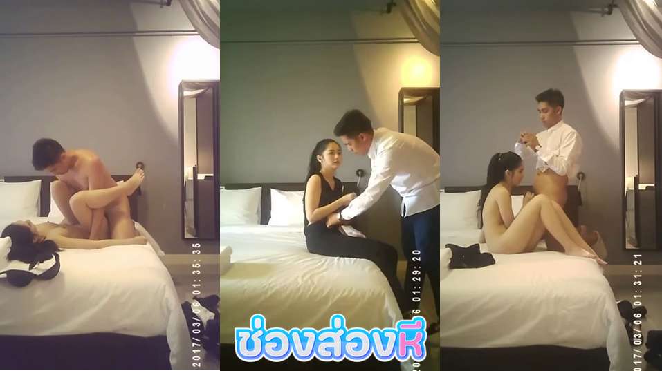 คลิปหลุด ห้องเชือด คู่รักทางบ้านผัวแอบตั้งกล้องจับเมียเย็ดคาเตียงเสียบสดๆโคตรเสียวเลยเย็ดแบบโคตรหิวสงสัยไม่ได้เย็ดนานไม่ไหวแล้วตอกกระแทกโคตรแรง